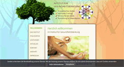 Desktop Screenshot of gesundheits-institut-halle.de